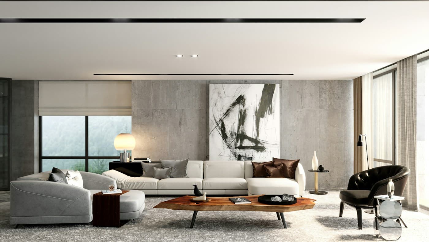 Atrium Residence - architectural perspective