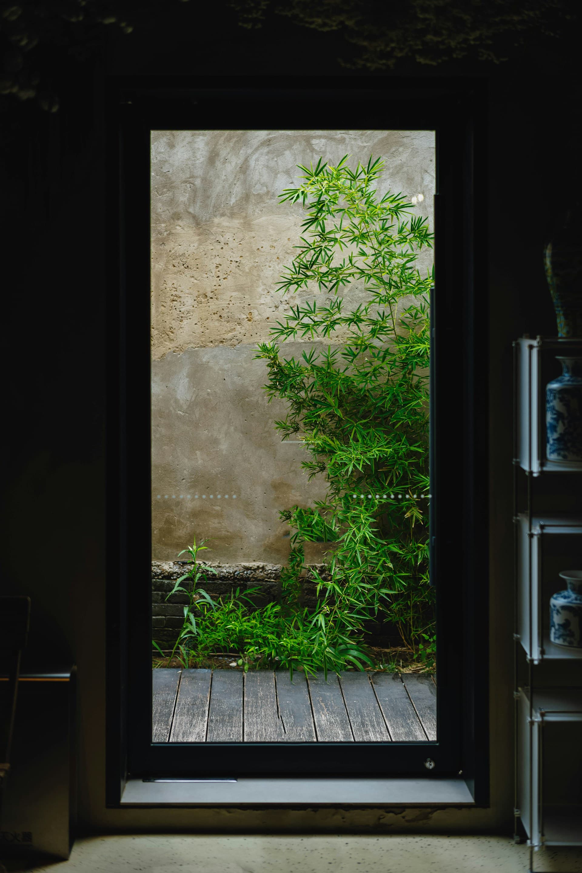 Bamboo Court - A green interval between the rooms of a home.